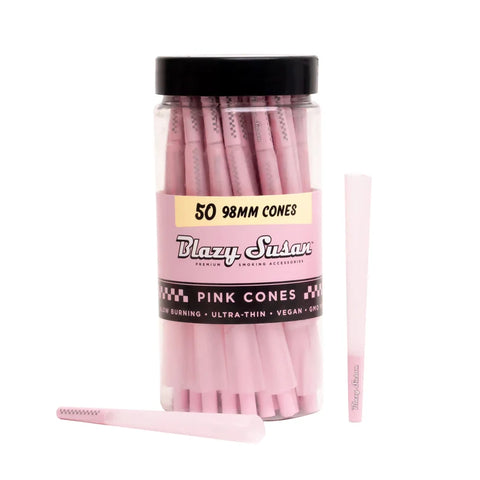 BLAZY SUSAN Pink King Size Cones 50-Pack