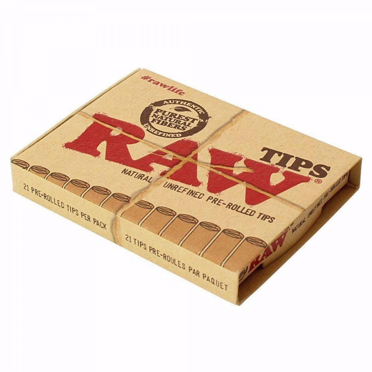 RAW Pre-Rolled Tips 21-Pack