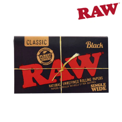 RAW Classic/Black/Cut Corners (Single Wide)