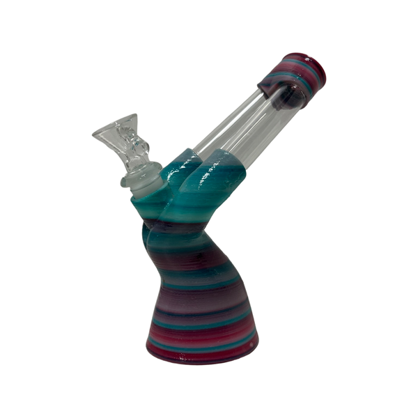 3D Printed Double Barrel Bubbler