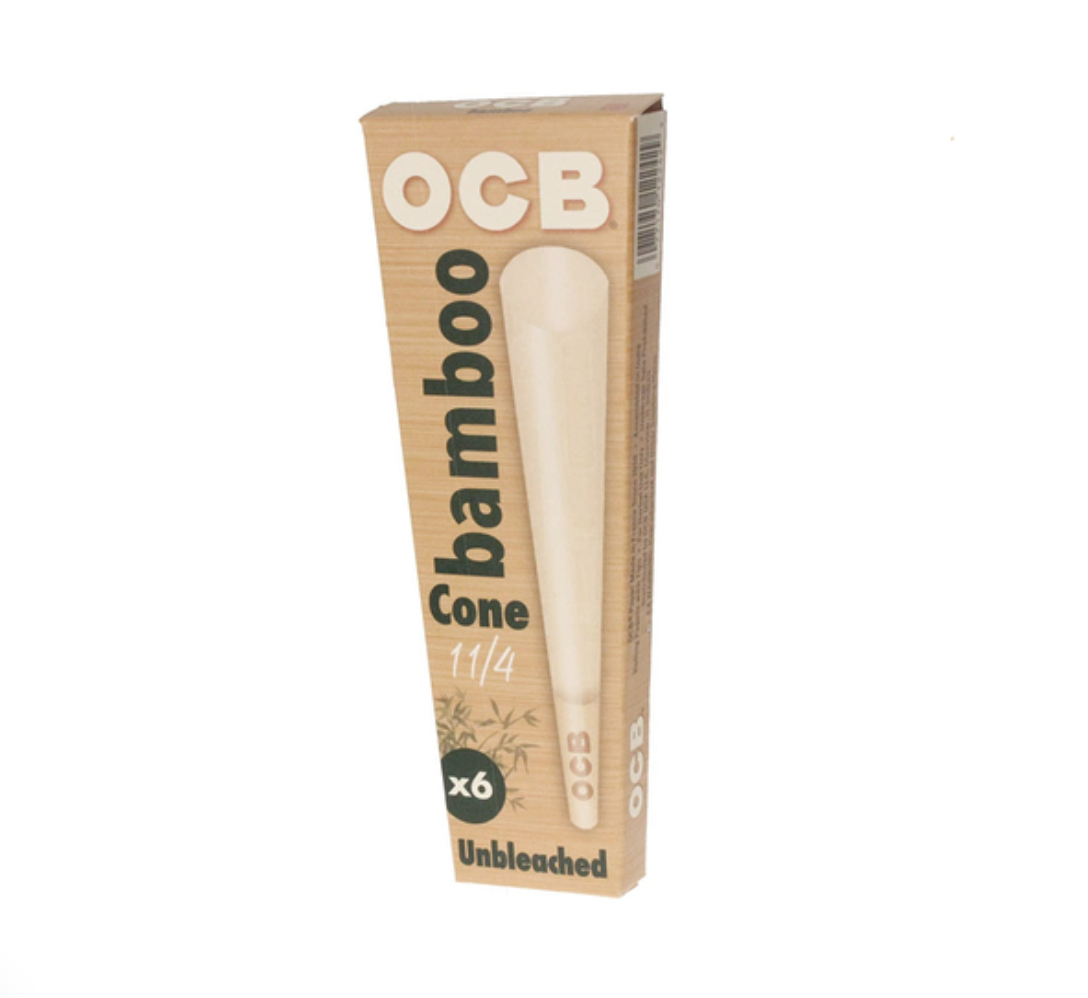 OCB Bamboo Pre-Rolled Cones 6-Pack