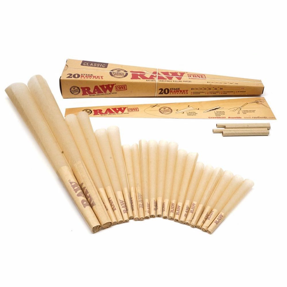 RAW 20 Stage RAWket Launcher Cone Pack 20 Assorted-Pack