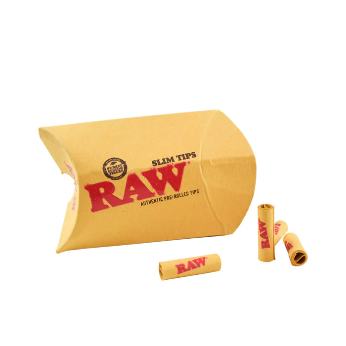 RAW Pre-Rolled Slim Tips 21-Pack