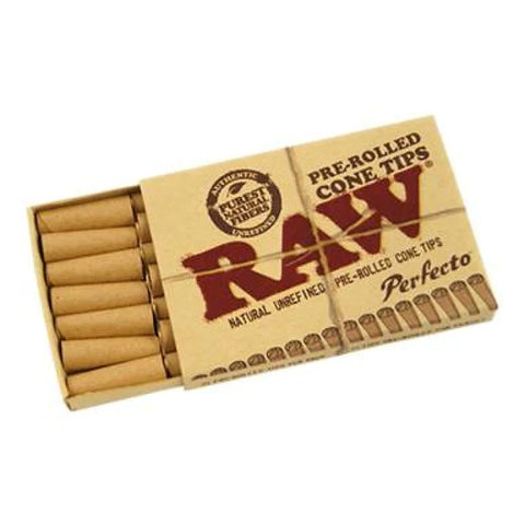 RAW Pre-Rolled Cone Tips 21-Pack